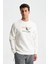Erkek Regular Fit 3 İplik Şardonlu Pamuklu Bisiklet Yaka Sweatshirt K28124602501 3