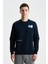 Şık Erkek Regular Fit 3 İplik Şardonlu Bisiklet Yaka Sweatshirt K28124602001 1