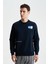 Şık Erkek Regular Fit 3 İplik Şardonlu Bisiklet Yaka Sweatshirt K28124602001 3