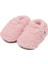 Teddy Bebek Patiği Ev Pandufu, Kaydırmaz Taban, Organik Pamuk Astar Kreş Ayakkabısı, Pembe 1