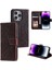 IPhone 15 Için Flip Case Pro Pu Deri Cüzdan Kılıf Totem Kabartma (Yurt Dışından) 1