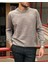 Erkek, Bisiklet Yaka, Slim Fit, Old Money, Yün-Akrilik Elyaf, Triko Kazak PLTK03 2