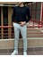 Erkek, Bisiklet Yaka, Slim Fit, Old Money, Yün-Akrilik Elyaf, Triko Kazak PLTK03 3