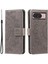 Google Piksel 9 Kickstand Cüzdan Kılıf Için Flip Case Totem Kabartma Pu (Yurt Dışından) 1