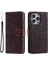 IPhone 15 Için Flip Case Pro Pu Deri Cüzdan Kılıf Totem Kabartma (Yurt Dışından) 1