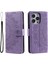 IPhone 15 Için Flip Case Pro Pu Deri Cüzdan Kılıf Totem Kabartma (Yurt Dışından) 4