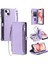 IPhone 14 Için Crossbody Durumda Artı Durumda Cüzdan 9 Kart Yuvaları Fermuar Faturaları (Yurt Dışından) 1