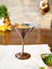 Bakır Kadeh Martini Düz Model Oksit Renk 2'li 1