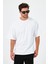 Alexandergardı Yırtmaçlı Basic Oversize T-Shirt (UN-70418) 2