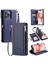 IPhone 13 Için Crossbody Durumda Pro Max Rfıd Engelleme Uzun Kordon 9 Kart (Yurt Dışından) 1