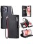 IPhone 13 Için Crossbody Durumda Pro Max Rfıd Engelleme Uzun Kordon 9 Kart (Yurt Dışından) 1