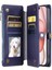 IPhone 14 Için Crossbody Durumda Artı Durumda Cüzdan 9 Kart Yuvaları Fermuar Faturaları (Yurt Dışından) 5