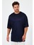 Alexandergardı Yırtmaçlı Basic Oversize T-Shirt (UN-70418) 2