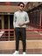 Erkek, Bisiklet Yaka, Slim Fit, Old Money, Yün-Akrilik Elyaf, Triko Kazak PLTK03 1