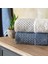 Wind Pure Cotton Pamuk Hamam Set Beyaz Denim 2