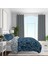 Queen Size Saten Nevresim Seti Lacivert 2