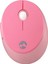 ROUND KM-6282 Renkli Tuşlu Pembe Kablosuz Q Multimedia Klavye + Mouse Set 3