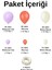 Balon Seti Mercan-Makaron Lila-Retro Beyaz 100 Lü Balon Zinciri Seti 2