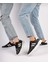 Bağcıklı Unisex Ortopedik Snaker Spor Ayakkabı Kadın-Siyah-Beyaz 2