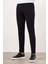 Erkek Siyah Mevsimlik Pamuk Yan Cep Slim Fit Chino Pantolon 2