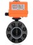 Ø63 24V Dc Elektrik Aktüatörlü U-Pvc Takım Kelebek Vana Su Için 3