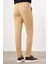Erkek Hardal Sarısı Mevsimlik Pamuk Yan Cep Slim Fit Chino Pantolon 3