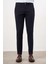 Erkek Lacivert Mevsimlik Pamuk Yan Cep Slim Fit Chino Pantolon 1