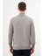 Erkek Gri Basic Yarım Balıkçı Yaka Dynamic Fit Rahat Kesim Triko 5