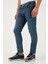 Pamuklu Normal Bel Slim Fit Dar Paça Jeans Erkek Kot Pantolon 1115S05NAPOLI 2