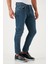 Pamuklu Normal Bel Slim Fit Dar Paça Jeans Erkek Kot Pantolon 1115S05NAPOLI 4