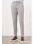 Erkek Gri Mevsimlik Pamuk Yan Cep Slim Fit Chino Pantolon 2
