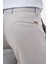 Erkek Gri Mevsimlik Pamuk Yan Cep Slim Fit Chino Pantolon 4