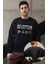 LED Zeppelin Baskılı Kapüşonsuz Sweatshirt, Oversize Rock-Metal Baskılı Sweat 1