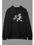 Unisex Tom ve Jerry Tasarım Baskılı Kapüşonlu Sweatshirt Hoodie 1