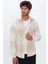 Erkek Slim Fit Dar Kesim Oduncu Kareli Kışlık Gömlek 1