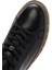 Erkek Siyah Bağcıklı Deri Sneaker 24WFD692618 10