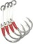 Eyed Asist Hook 4 Adet 5-0 Single 250LBS 1