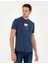 Erkek Lacivert Slim Fit Tişört 50290643-VR033 3