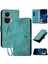 Oppo Oppo 10 5g Kabartmalı Kelebek ve Kredi Kartı Yuvası Için Flip Case (Yurt Dışından) 1