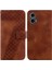 Motorola Moto G45 5g Kabartmalı Desen Cüzdan Kart Yuvası Pu Için Telefon Kılıfı (Yurt Dışından) 2