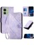 Motorola Edge 40 ve Kredi Kartı Yuvası Kabartmalı Kelebek Için Flip Case (Yurt Dışından) 1