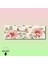 Uzun Panaromik Kanvas Tablo Soft Modern Açık Pembe Flowers 3