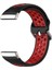 Fit Versa 4 Için Iki Renkli Silikon Saat Bandı Fitbit Versa 4 Için Siyah+Kırmızı (Yurt Dışından) 1