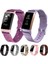 Fitbit Charge 3 Için Naylon Kanvas Kayış Plastik Konektör Uzunluğu: 21CM Siyah (Yurt Dışından) 2