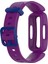 Fitbit Ace 3 Üzüm Mor Koyu Mavi Toka Için Silikon Kordonlu Saat (Yurt Dışından) 3