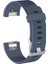 Fitbit Charge 2 Için Tokalı Ortak Doku Silikon Saat Bandı, Boyut: L Mavi Gri (Yurt Dışından) 1