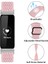 Fitbit Inspire 3 Pembe Için Dalga Örgülü Naylon Kayış (Yurt Dışından) 4