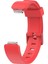Fitbit Inspire / Inspire Hr Parlak Yüzeyli Silikon Saat Bandı Için, Beden:l Kırmızı (Yurt Dışından) 2