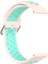 Fitbit Versa 2 / Versa / Versa Lite / Blaze 23MM Spor Iki Renk Kordonlu Saat Açık Pembe Deniz Mavisi Için (Yurt Dışından) 2