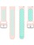 Fitbit Versa 2 / Versa / Versa Lite / Blaze 23MM Spor Iki Renk Kordonlu Saat Açık Pembe Deniz Mavisi Için (Yurt Dışından) 3